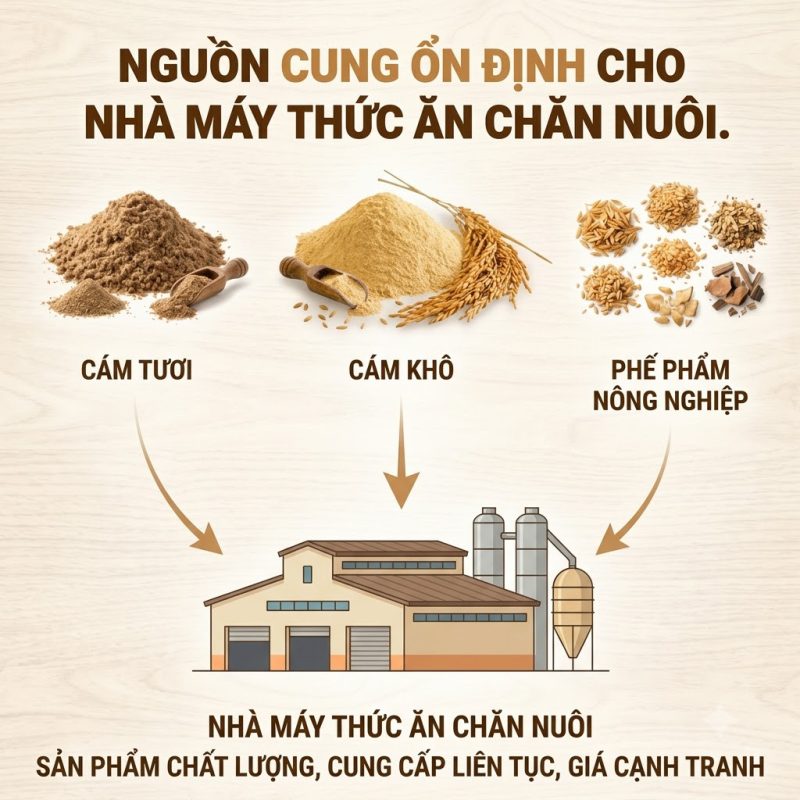 cám cần thơ, hg argo, cám sấy cần thơ