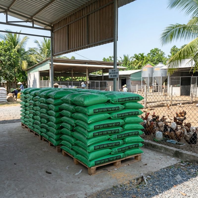 cám cần thơ, hg argo, cám sấy cần thơ, cám viên ép